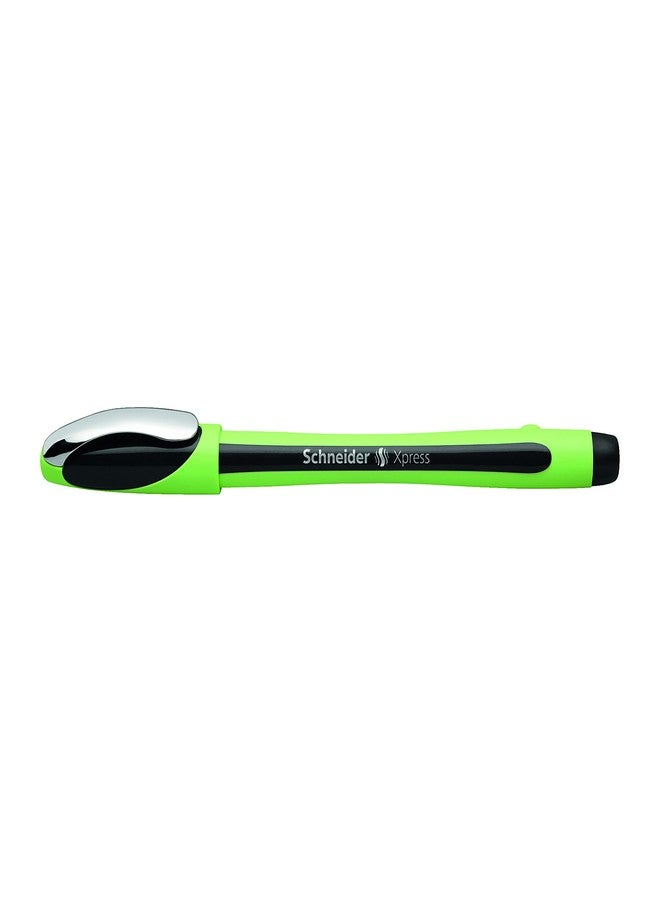 Stride Schneider Xpress Fineliner Porous Point Pen, Stick, Medium 0.8 Mm, Assorted Ink Colors, Green Barrel, 3/Pack - Image 4