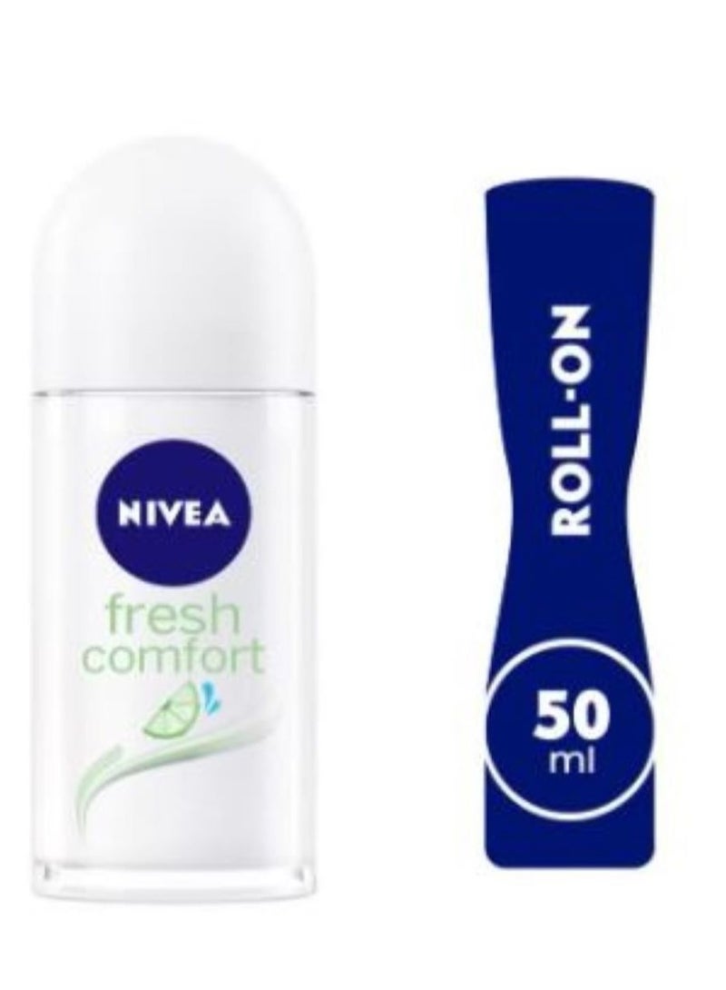 Nivea Fresh Comfort Roll On Deodorant for Women 50 ML