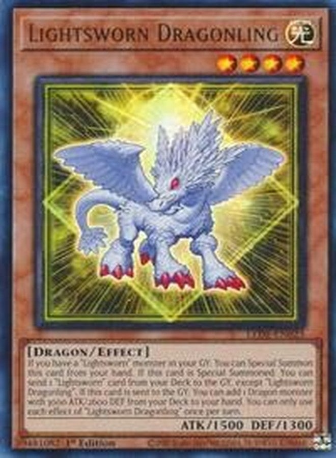 YU-GI-OH! Lightsworn Dragonling - LEDE-EN023 - Ultra Rare - 1st Edition