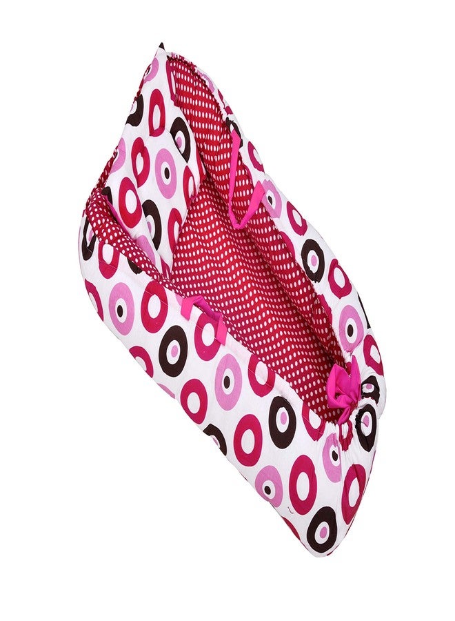 Soul Fiber by Urban Space 100% Cotton Reversible Baby Bedding Set with Pillow, Warm Bedding, Polka Pink