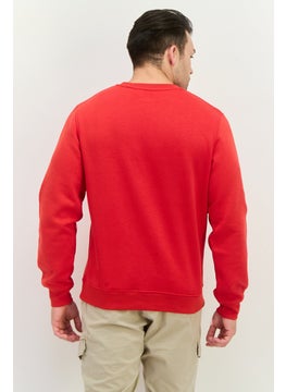 Men 2 Pieces Crew Neck Brand Logo Long Sleeve Sweatshirts, Red - pzsku/Z2625A97B63C8EEB8D0EBZ/45/_/1739455710/6b047938-5cbe-4203-9b02-35195598a4a4