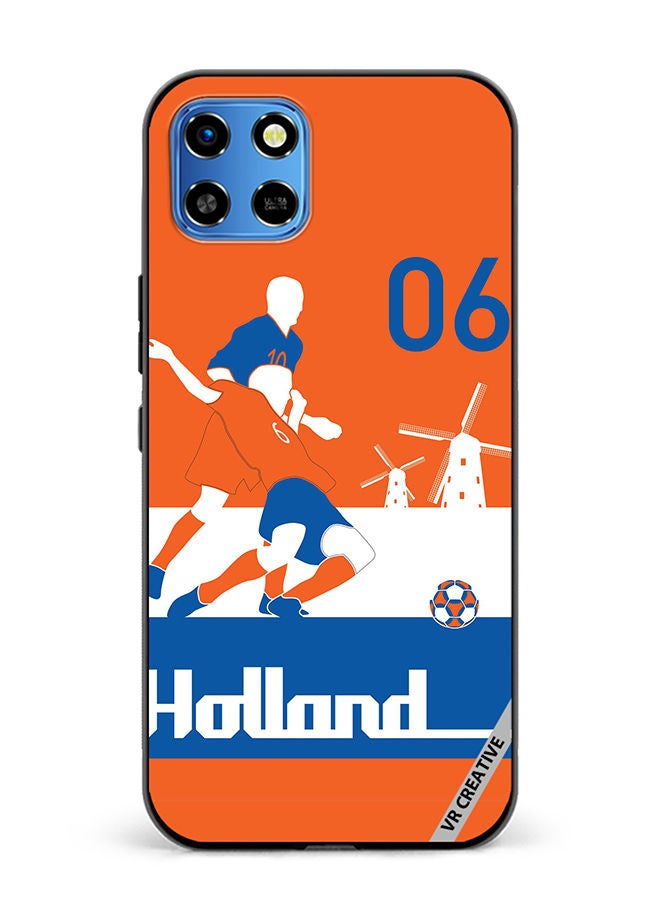 VR CREATIVE Protective Case Cover For Infinix Smart 6 HD Holland Football Soccer Players Design Multicolour - Image 1
