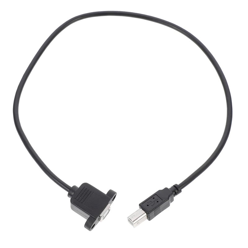 كابل تمديد طابعة USB بزاوية 90 درجة 50 سم كابل بيانات USB 2.0 للماسح الضوئي كابل تمديد عالي السرعة - Image 1