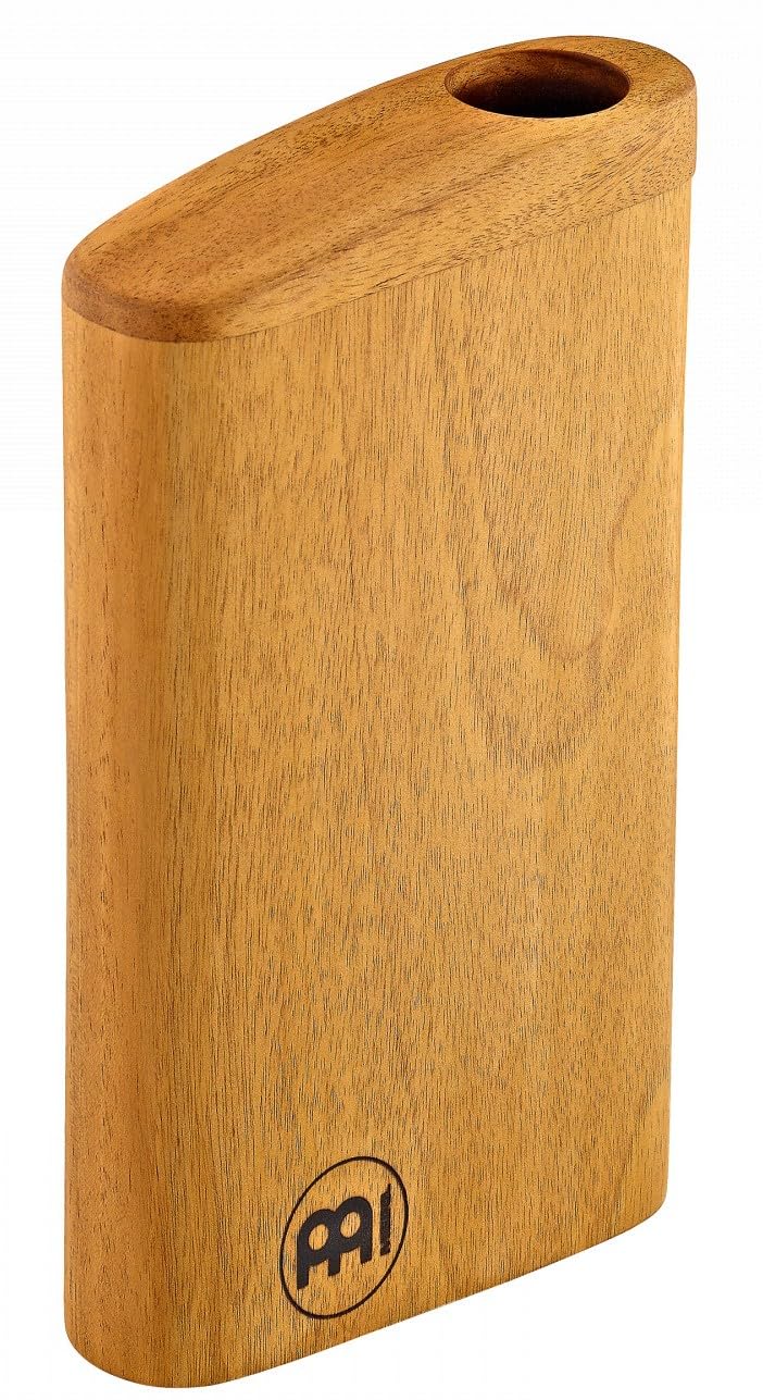 ديدجيريدو للسفر من مينل بيركشن DDG-BOX، مضغوط، خشب الماهوجني (8 1/2" × 5")