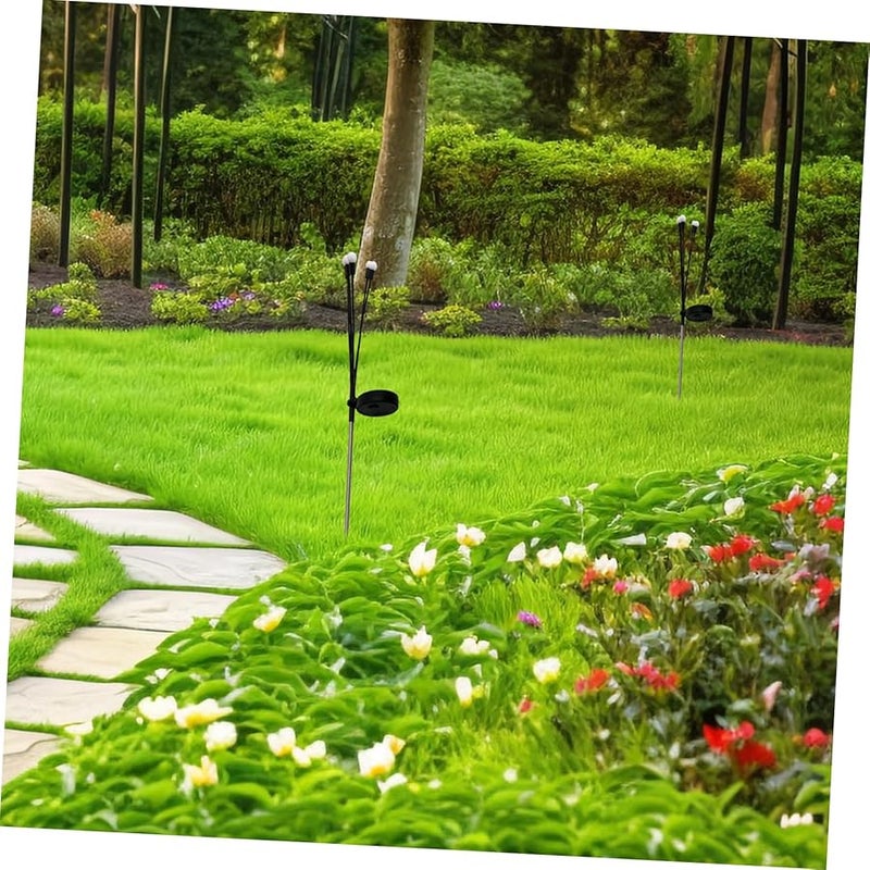 Rotatable Solar Charger 2 Pack for Camping Garden Lights Compact Landscape Lighting Panel - Image 5