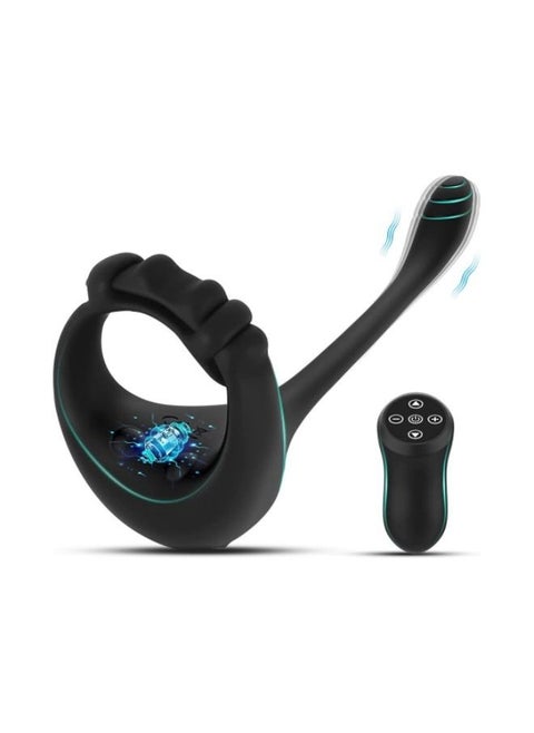 10 Frequencies Vibrators and Stimulator for Men Black