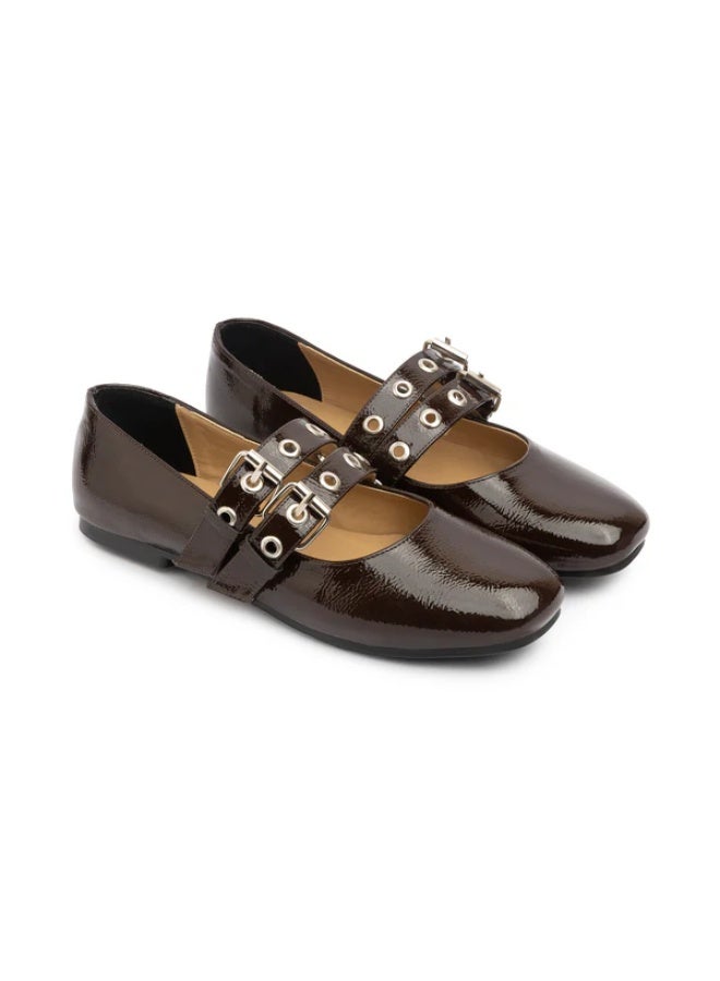 TGS Double Belt Flat Mary Janes - Image 2