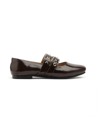 Double Belt Flat Mary Janes