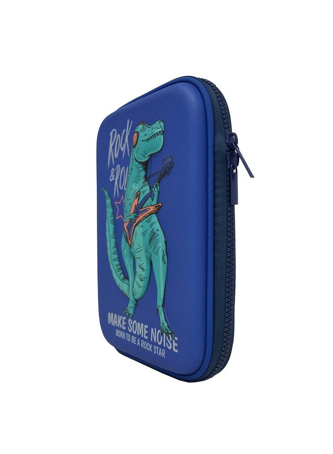 ShopNGift ShopNGift Premium Stylish Space Print Large Capacity Hardtop EVA Pencil Case Organizer School Kids Girls Women Pen Holder Pouch Multipurpose ( Blue) - Image 2