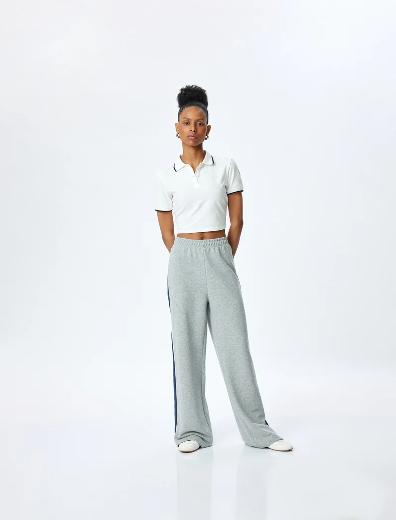 KOTON Wide-Leg Sweatpants