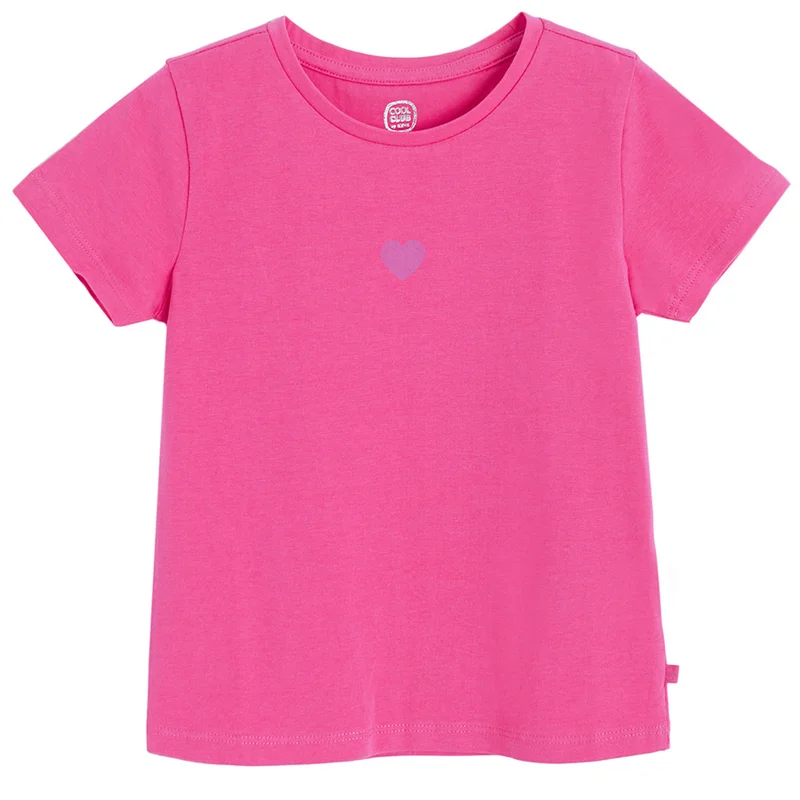 كول كلوب من سمييك CCG3210622 PINK COTTON T-SHIRT S/S