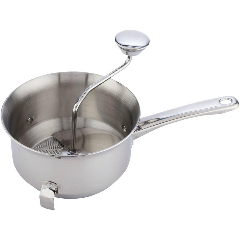 Norpro, Silver Multi-Purpose Food Mill, Stainless Steel, 2 qt - Image 1