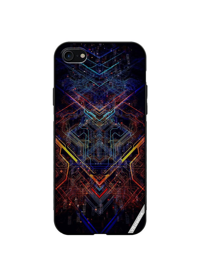 VR CREATIVE Protective Case Cover For Apple iPhone SE (2022) Multicolor Design - Image 1