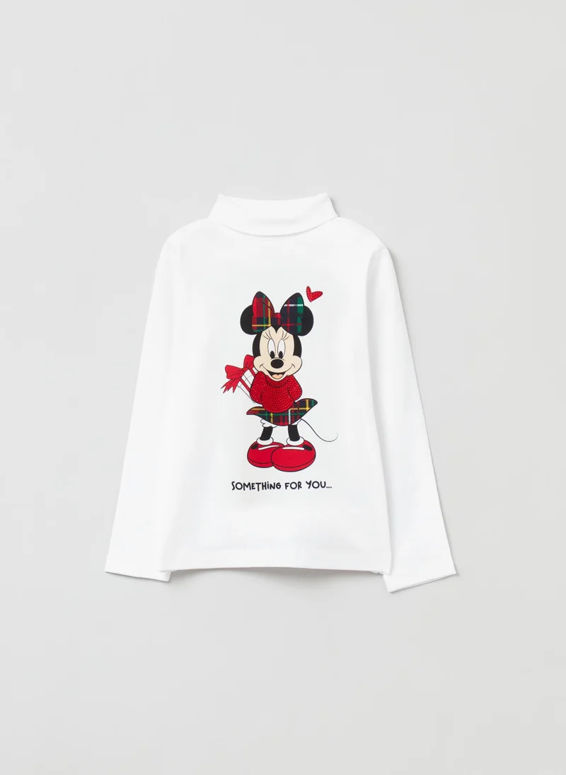 او في اس Ovs Girls Tartan Minnie Turtleneck
