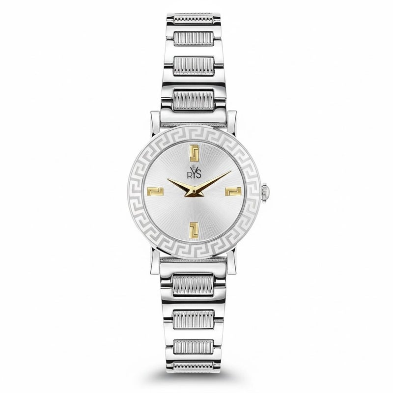 REYS WATCH WATCH FOR WOMEN-STAINLESS STEEL-SILVER DIAL R2045-SS