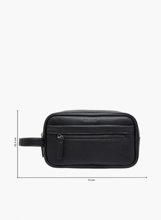 DUCHINI Men Solid  Wrist Strap Pouch