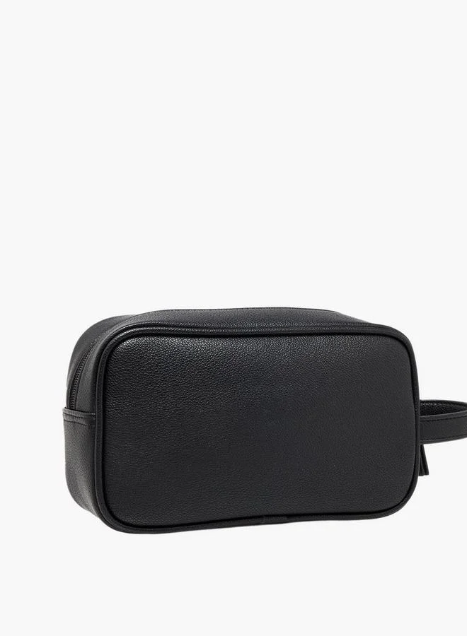 DUCHINI BLACK Men Solid  Wrist Strap Pouch for Men | Best Price UAE