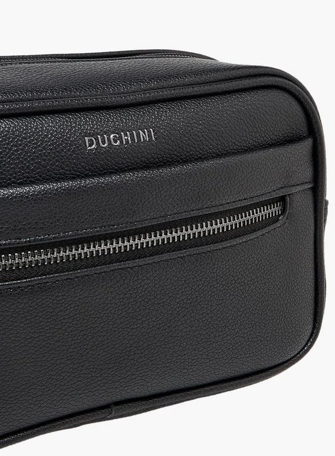 DUCHINI BLACK Men Solid  Wrist Strap Pouch for Men | Best Price UAE