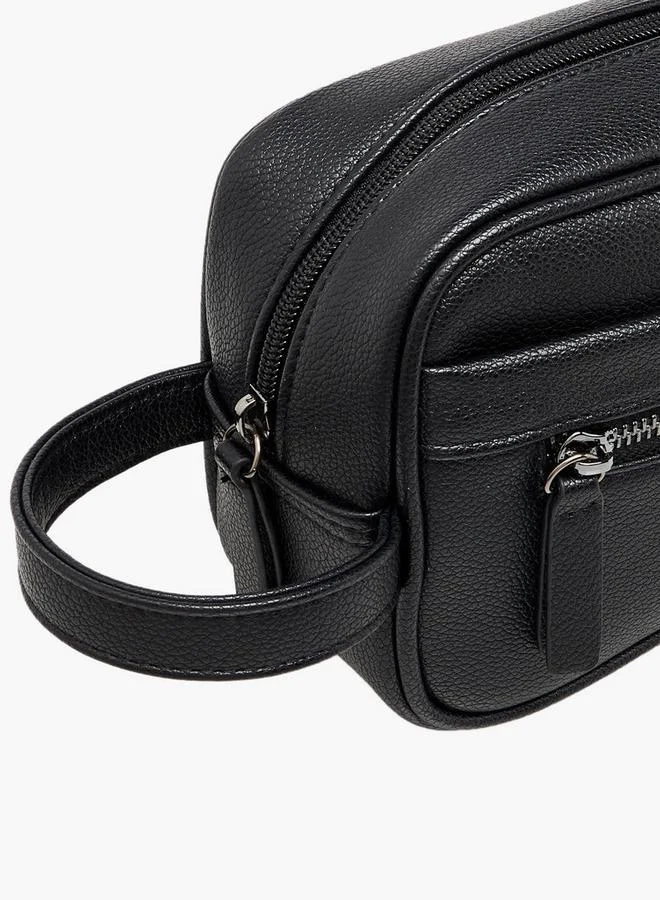 DUCHINI BLACK Men Solid  Wrist Strap Pouch for Men | Best Price UAE