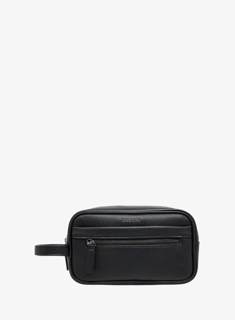 DUCHINI Men Solid  Wrist Strap Pouch