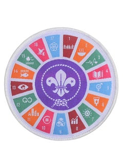 Sustainable Development Fabric Scout Badge multicolored