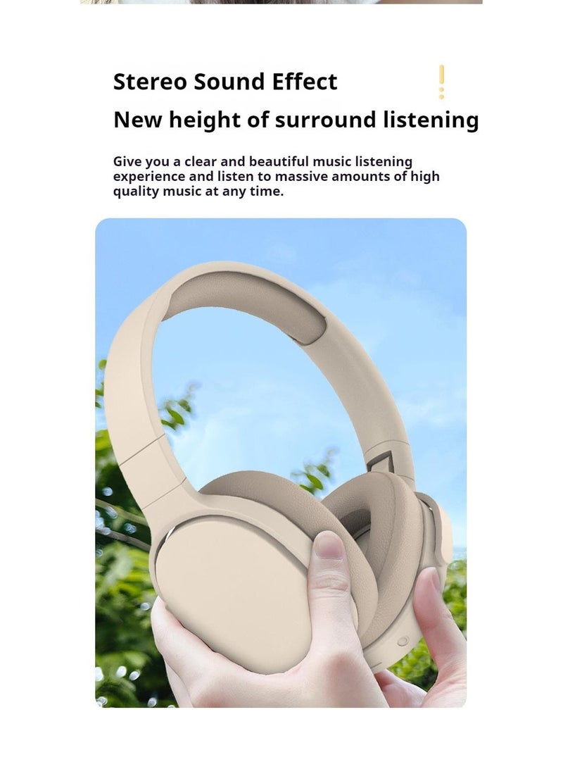 Stereo Surround Sound Headsets Long Life Wireless Bluetooth Headphone Sports Noise Reduction Earphone  - Image 5