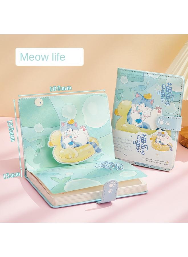 Bluejw Cute Hand Ledger Suit Gift Box High Color Value Ins Style Student Birthday Gift Full Set Diy Hand Ledger Notebook - Image 1