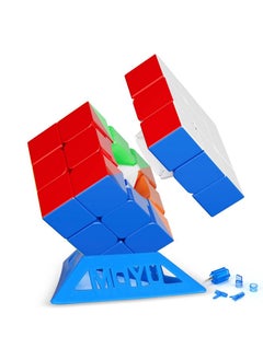 MoYu Rs3M 2020, Magnetic Speed Cube Adjustable Elasticity For Smoothly Turning, Speed Cube 3X3 Sticker-Less Shade, Puzzles Toys Suitable For Kids And Beginners(Standard)  - Image 1