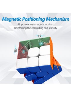 MoYu Rs3M 2020, Magnetic Speed Cube Adjustable Elasticity For Smoothly Turning, Speed Cube 3X3 Sticker-Less Shade, Puzzles Toys Suitable For Kids And Beginners(Standard)  - Image 2