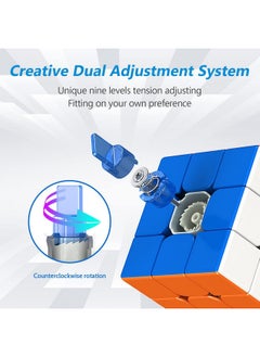 MoYu Rs3M 2020, Magnetic Speed Cube Adjustable Elasticity For Smoothly Turning, Speed Cube 3X3 Sticker-Less Shade, Puzzles Toys Suitable For Kids And Beginners(Standard)  - Image 3