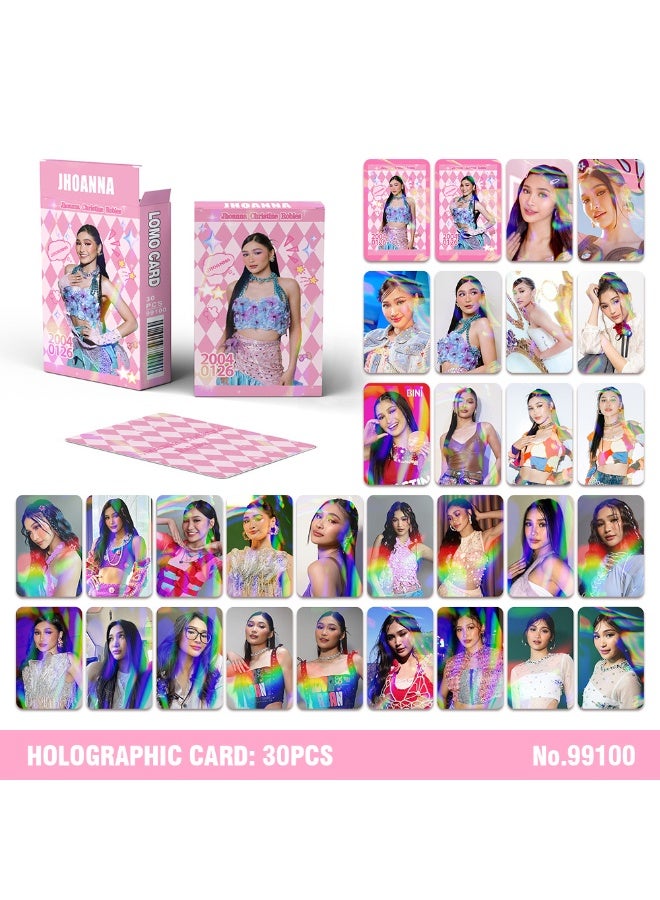 NIBEMINENT 30 Pcs Tpop BINI - JHOANNA Lomo Cards Card For Fans Collection Gifts - Image 1