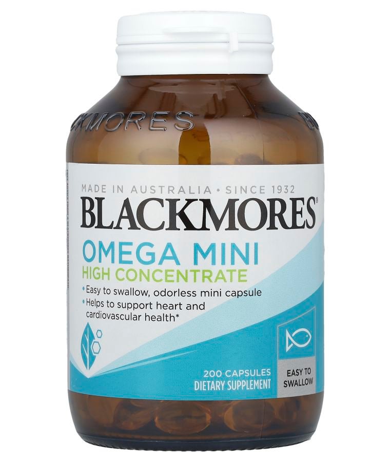 Blackmores Omega Mini High Concentrate 200 Capsules