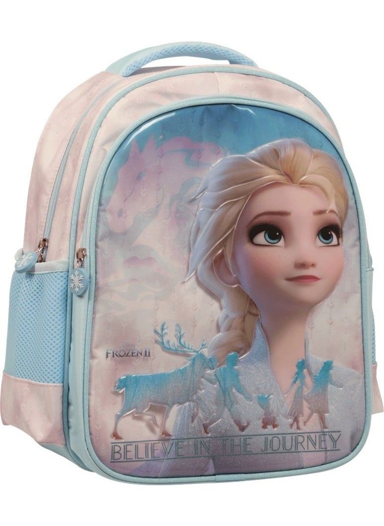 Disney FROZEN 2 Primary School Bag Loft Pink Journey and Pencil Case  - Image 3