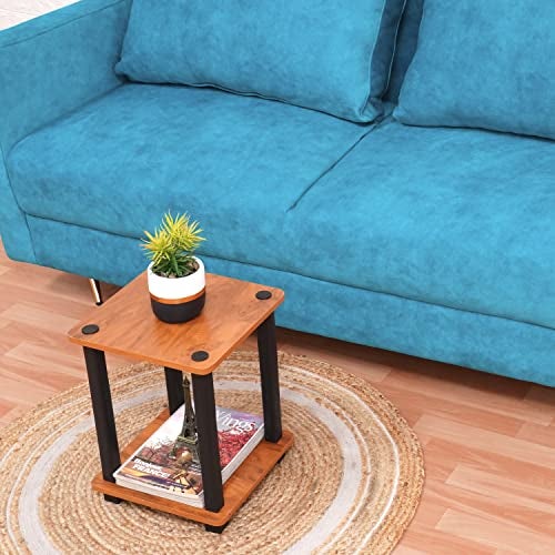 Livzing 2 Tier DIY Turn N Tube Wooden End Table/Side Table/Bedside Table/Shoe Rack for Living Room,Kitchen,Bedroom,Home, Office-Printer Table,Corner Table & Utility Racks for Storage - Image 4