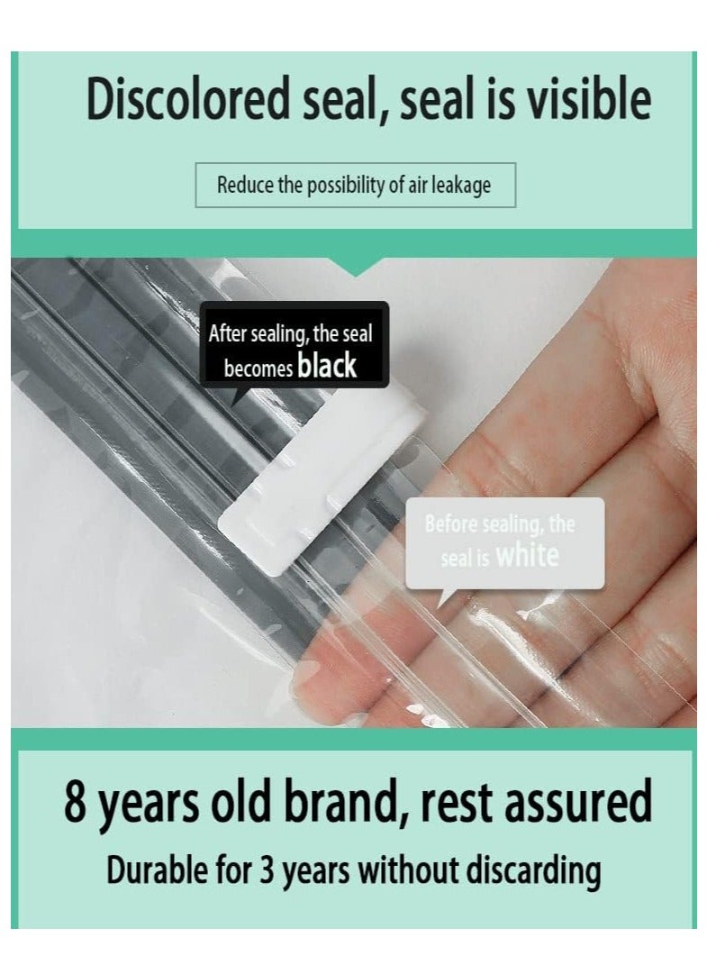 DUNISO Premium Vacuum Storage Bag with Electric Pump, 6-Pack (2 Extra Large, 2 Large, 2 Medium), Reusable Space Saving Bag for Clothes, Mattresses, Blankets, Duvets, Pillows, Storage Space Saving.  - Image 4