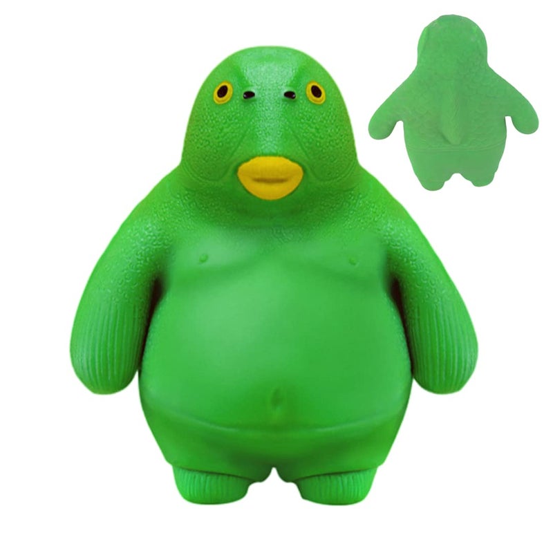 HIPIHOM Green Head Fish Toy Decompress and Squeeze Stress Toy Figure for Adults Relief AntiAnxiety Mini Gadget to Relax Large - Image 3