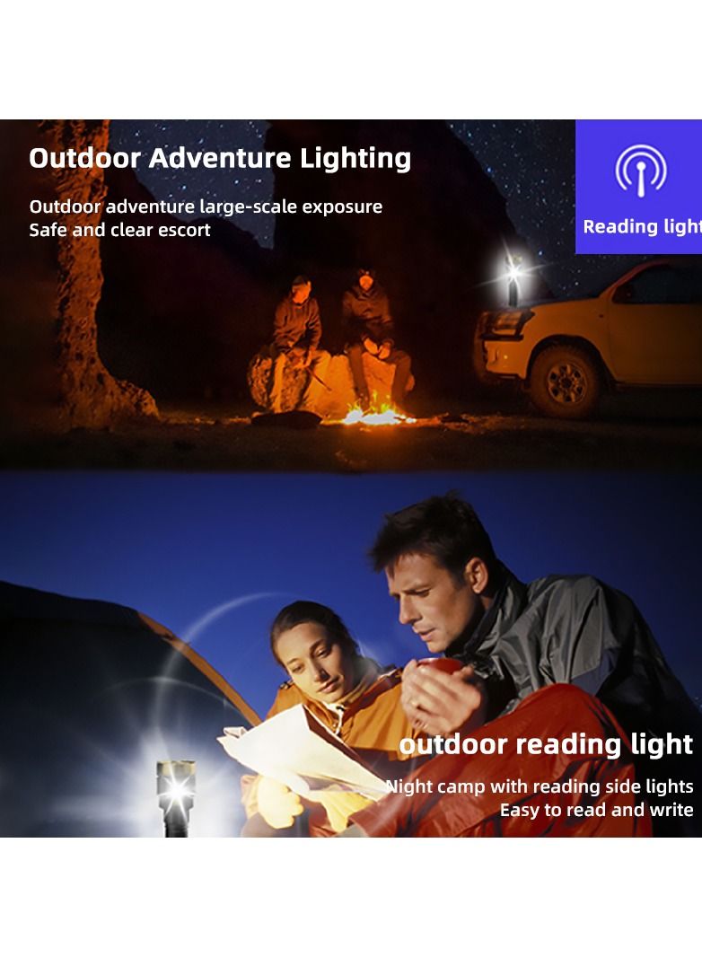 AROAQ Outdoor Portable Flashlight Rechargeable Multi-function Torch for Emergency Camping and Outdoor Camping - Image 4