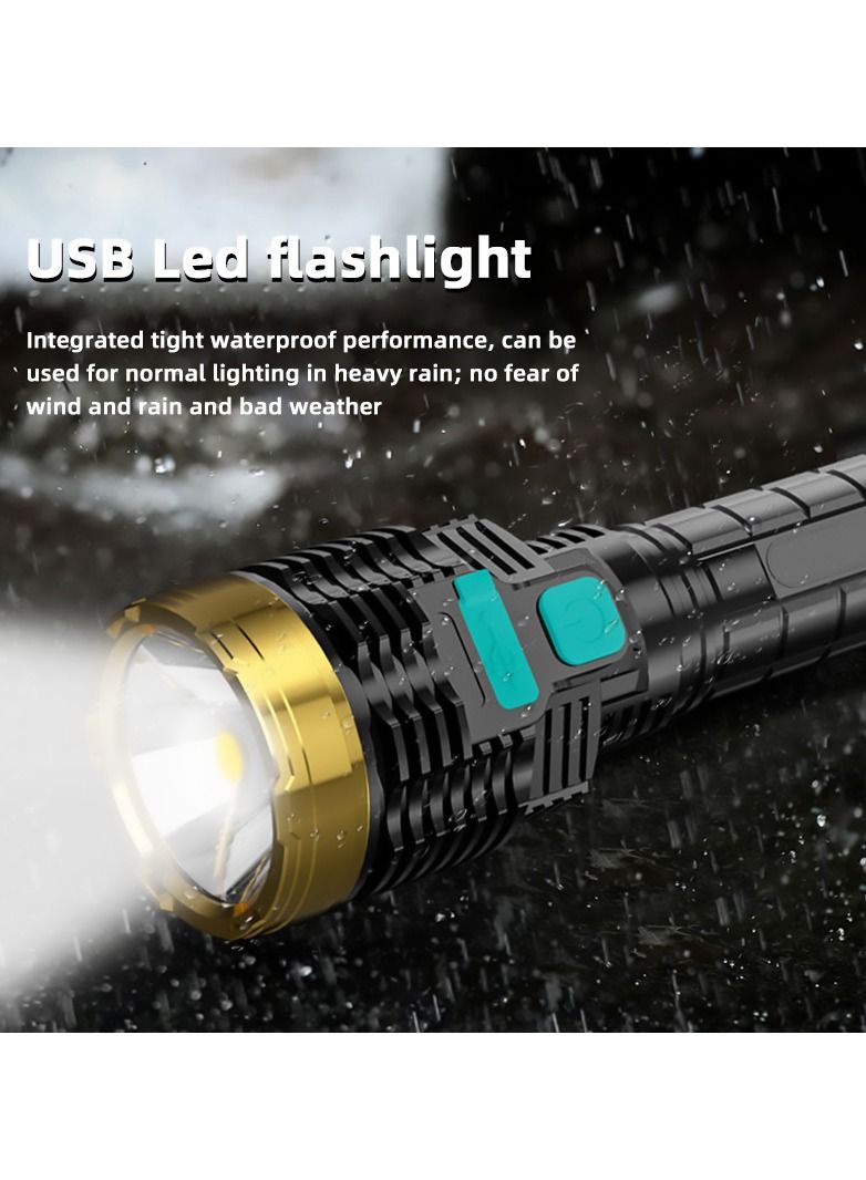 AROAQ Outdoor Portable Flashlight Rechargeable Multi-function Torch for Emergency Camping and Outdoor Camping - Image 2