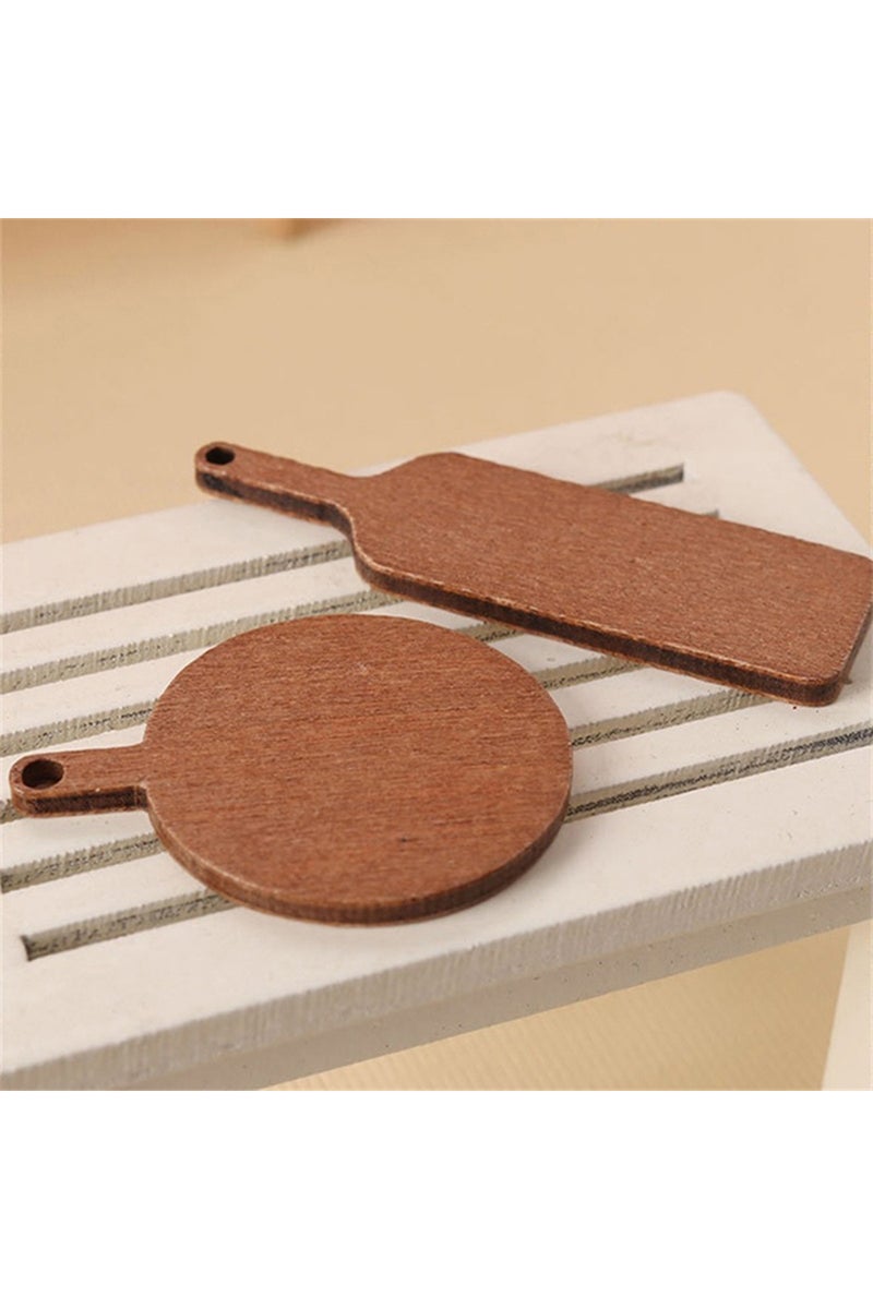 إيروريكس 5 قطع من ألواح تقطيع مصغرة لبيت الدمى بمقياس 1:12، مناسبة لبيت الدمى OB11، لوح تقطيع للخبز والحلويات، للأطفال... - Image 5