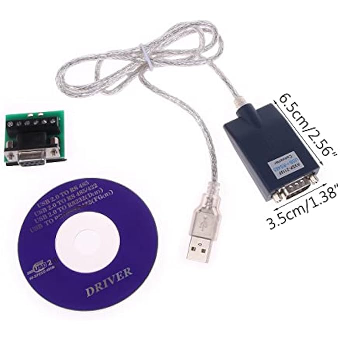 rayihni USB 2.0 USB 2.0 TO RS485 RS-485 PORT DEVICE CONVERTER ADAPTER CABLE, PL2303 - Image 2