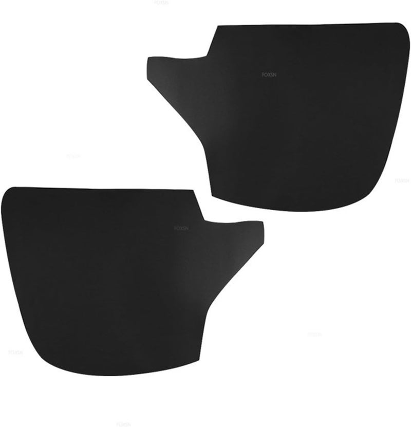 Yurefax Black Leather Door Armrest Panel Covers for Toyota Prius - Image 1