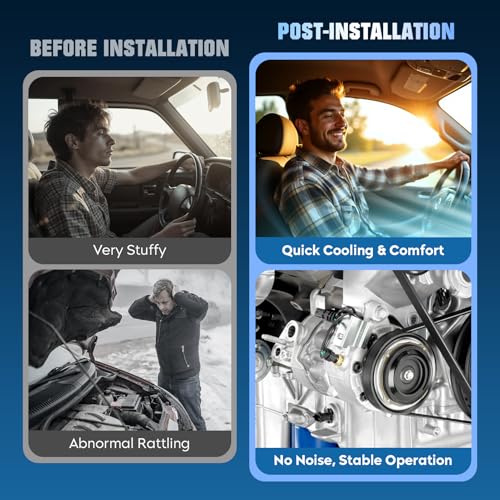 AEagle Air Conditioning Compressor & A/C Clutch for Ford F-150 & Expedition 2007-2014, F-250 2007-2009, F250 F350 Super Duty 07-10, F-350 08-09, Lobo 01-14 & 16-17, Lincoln Mark LT 07-08, Navigator 07-14 - Image 5