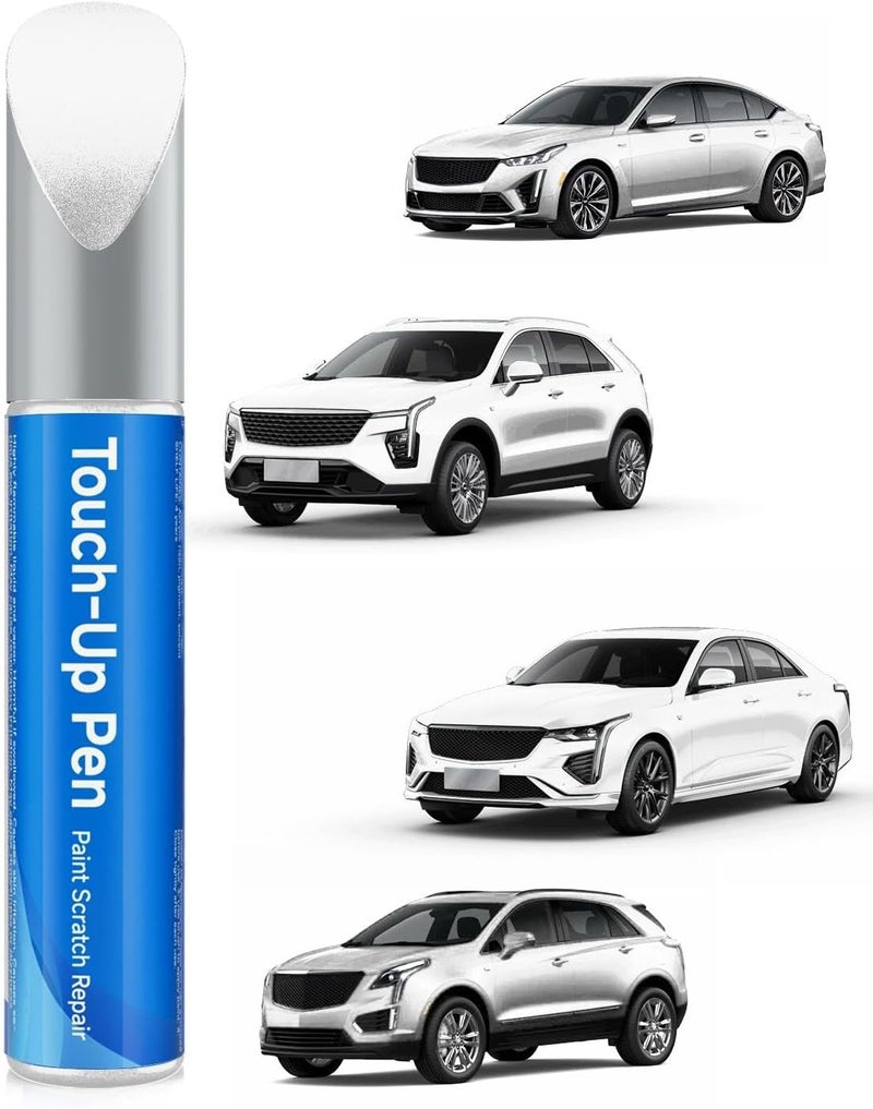 RSACET GAZ/WA8624 Summit White Touch Up Paint Compatible with Cadillac Exact Match Touch Up Paint Car Scratch Repair - Image 1