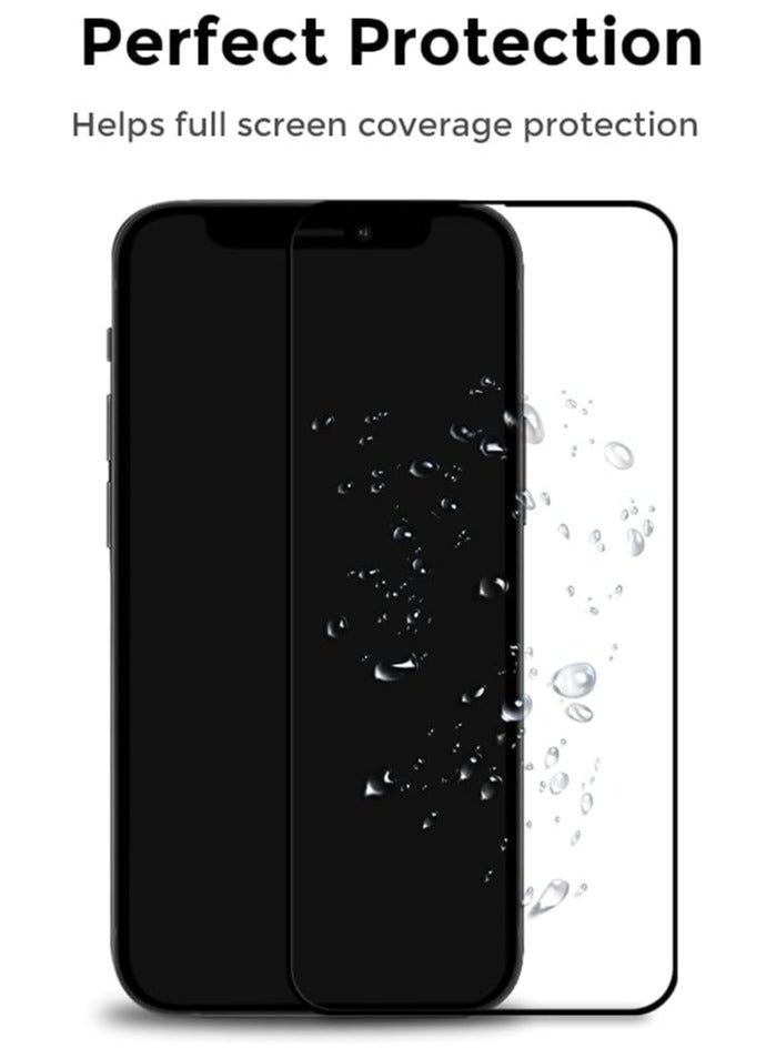 Raxoom [ 2 Pack ] Screen Protector for iPhone 15 Pro Max With Camera Lens Protector, 9H Hardness Scratch Resistant Full Coverage Screen Guard HD Ultra-thin Tempered Glass Screen Guard - Image 3