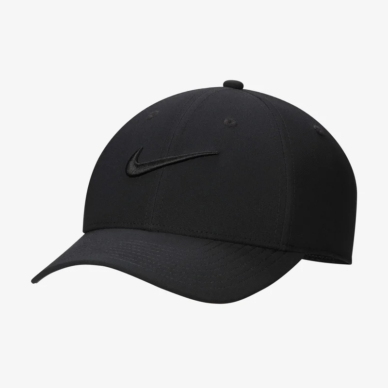 Nike Black Men's Dri-FIT Club Structured Swoosh Cap  | Best Price UAE