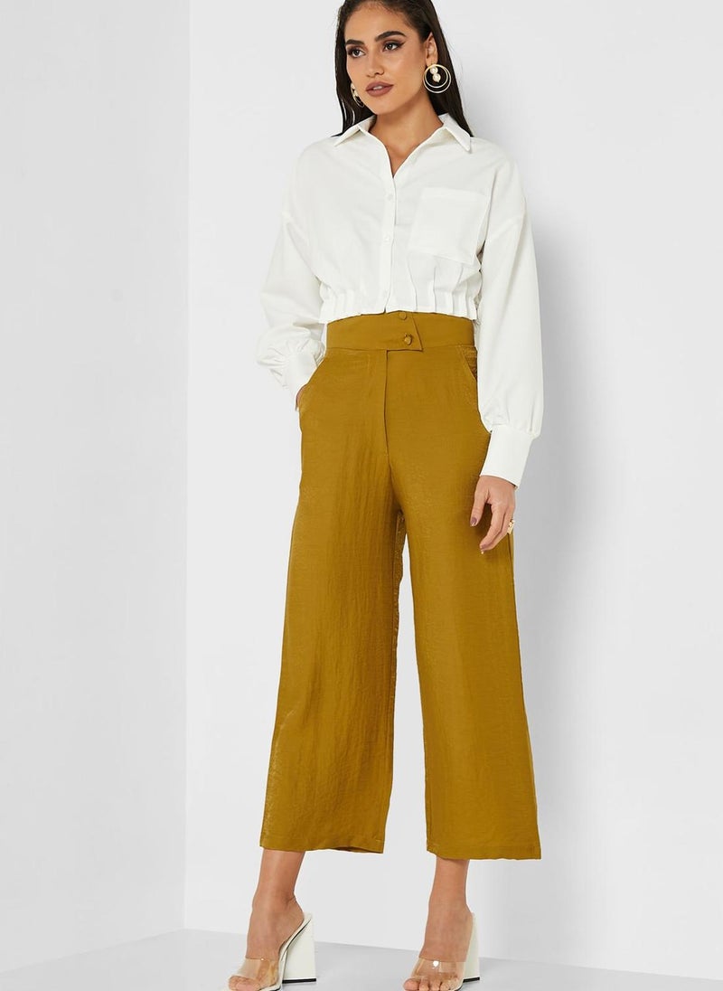Moukhmalie High Waist Wide Leg Pants  - Image 4