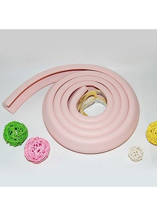 Kuhu Creations - Premium Kid'S Safety Furnituremarbel & Glass Edge Cushion Protector 2 Meter Corner Bar Strips (1 Pcs Pink) - Image 1