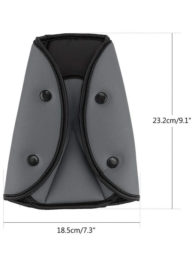 RATSAW - Seatbelt Adjuster for Kids 2 Packs Car Seatbelt Safety Cover Triangle Adjuster Firm Auto Shoulder Neck Strap Adjuster Protective Safety Strap Adjuster Pad Harness - Image 1