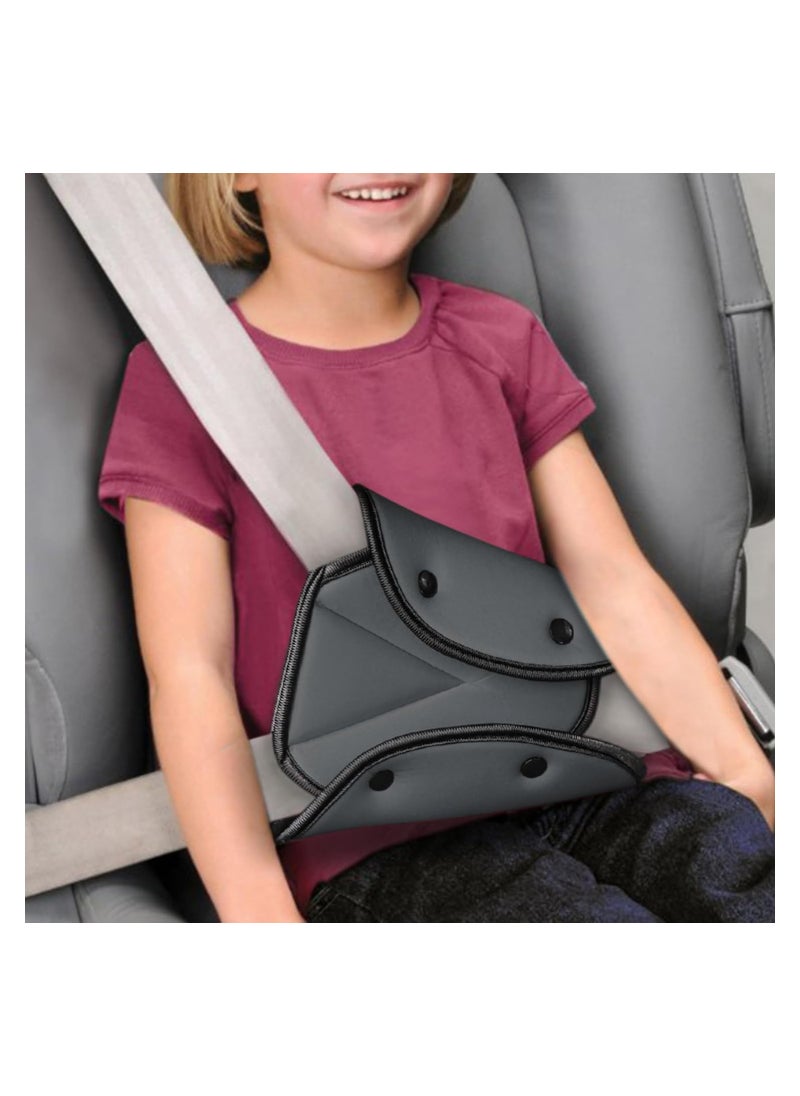 RATSAW - Seatbelt Adjuster for Kids 2 Packs Car Seatbelt Safety Cover Triangle Adjuster Firm Auto Shoulder Neck Strap Adjuster Protective Safety Strap Adjuster Pad Harness - Image 1