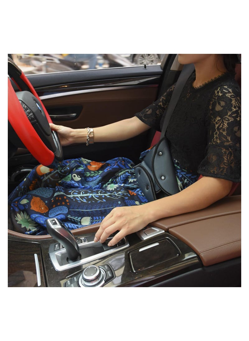RATSAW - Seatbelt Adjuster for Kids 2 Packs Car Seatbelt Safety Cover Triangle Adjuster Firm Auto Shoulder Neck Strap Adjuster Protective Safety Strap Adjuster Pad Harness - Image 1